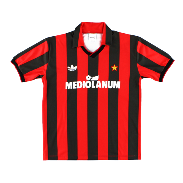 Men's Retro 1991/92 AC Milan Home Soccer Jersey Shirt Adidas