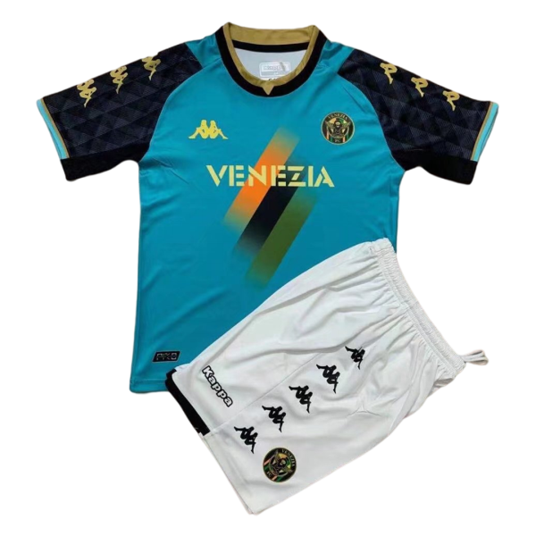 Kids Venezia FC Third Away Soccer Jersey Kit (Jersey+Shorts) 2021/22 Kappa