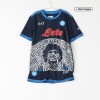 Kids Napoli Maradona Ltd Edition Soccer Jersey Kit (Jersey+Shorts) 2021/22 EA7