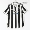 Men's Authentic VLAHOVIĆ #7 Juventus Home Soccer Jersey Shirt 2021/22 Adidas