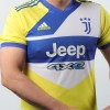 Men's Authentic VLAHOVIĆ #7 Juventus Third Away Soccer Jersey Shirt 2021/22 Adidas