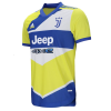 Men's Authentic VLAHOVIĆ #7 Juventus Third Away Soccer Jersey Shirt 2021/22 Adidas