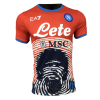 Men's Authentic Napoli 'Red Maradona' Special Soccer Jersey Shirt 2021/22 EA7