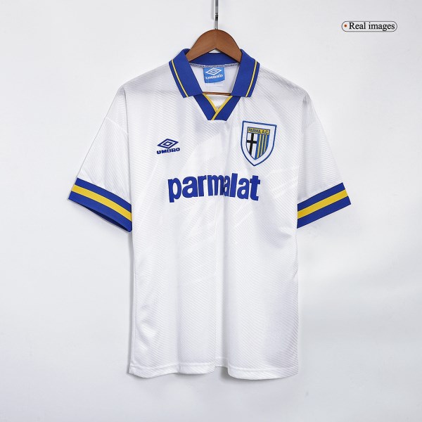 Men's Retro Parma Calcio 1913 Home Soccer Jersey Shirt