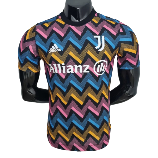 Men's Authentic Juventus Pre-Match Training Soccer Jersey Shirt 2022/23 Adidas