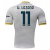 Men's Replica H. LOZANO #11 Napoli Away Soccer Jersey Shirt 2021/22 EA7