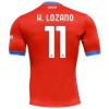 Men's Replica H. LOZANO #11 Napoli Fourth Away Soccer Jersey Shirt 2021/22 EA7