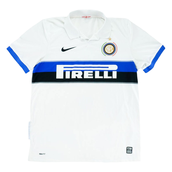 Men's Retro 2009/10 Inter Milan Away Soccer Jersey Shirt Nike