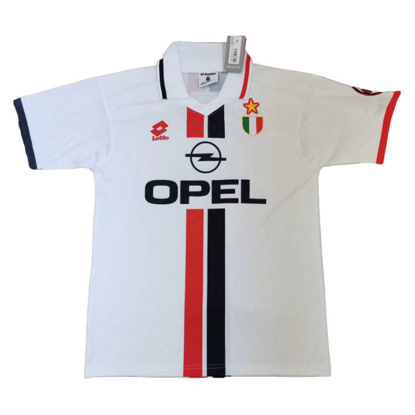 Men's Retro 1996/97 AC Milan Away Soccer Jersey Shirt Adidas