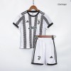 Kids Juventus Home Soccer Jersey Kit (Jersey+Shorts) 2022/23 Adidas