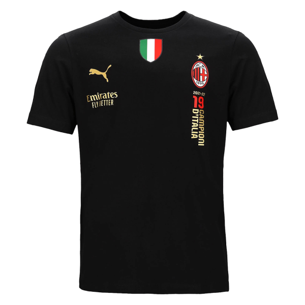 Men's Replica AC Milan CAMPIONI D'ITALIA Celebrative T-Shirt 2021/22 Puma