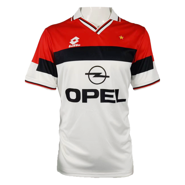 Men's Retro 1994/95 AC Milan Away Soccer Jersey Shirt Lotto