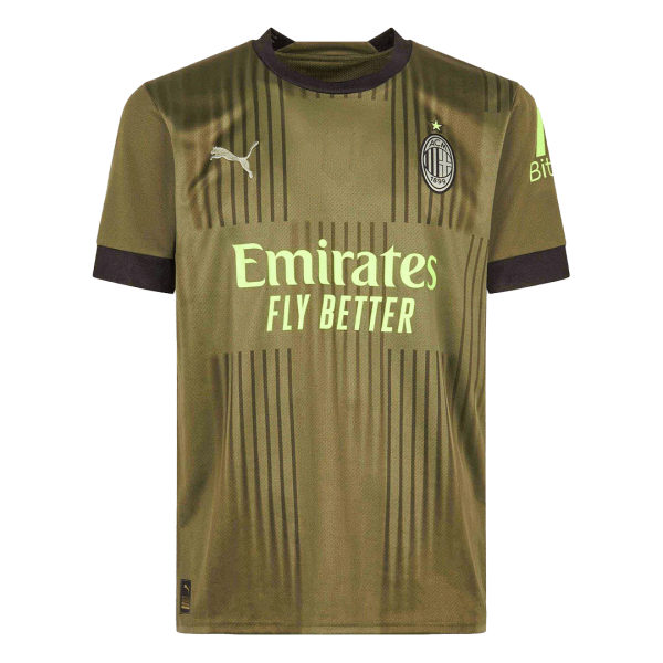 Men's Replica AC Milan Third Away Soccer Jersey Shirt 2022/23 Puma