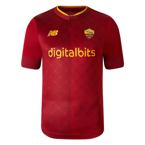 Men's Authentic Roma Home Soccer Jersey Shirt 2022/23 NewBalance