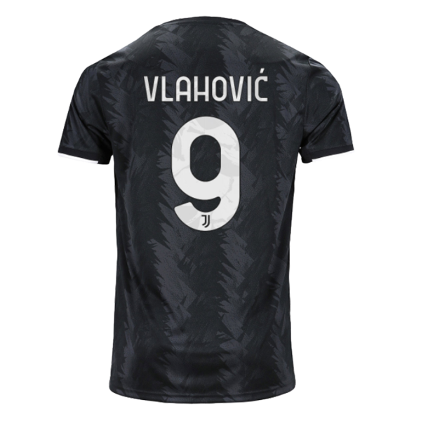 Men's Replica VLAHOVIĆ #9 Juventus Away Soccer Jersey Shirt 2022/23 Adidas