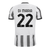 Men's Replica DI MARIA #22 Juventus Home Soccer Jersey Shirt 2022/23 Adidas