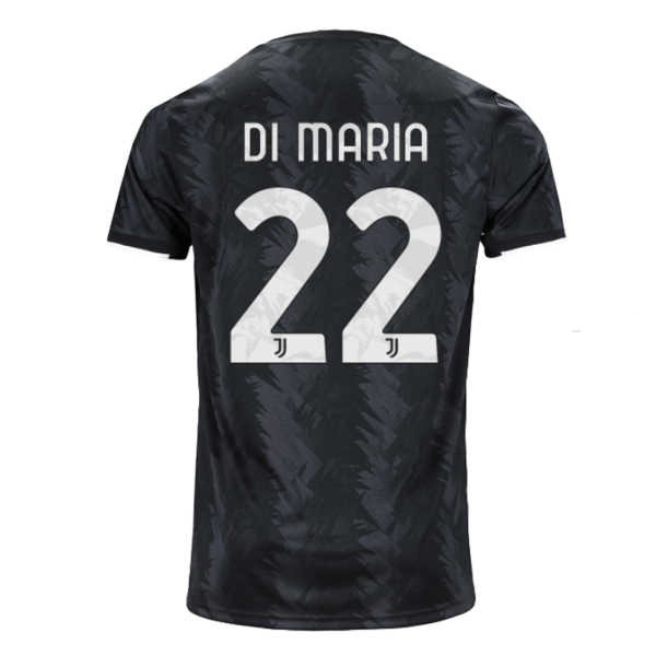 Men's Replica DI MARIA #22 Juventus Away Soccer Jersey Shirt 2022/23 Adidas