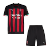 Kids AC Milan Home Soccer Jersey Kit (Jersey+Shorts) 2022/23 Adidas