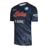 Men's Replica Napoli Acqua Blue Soccer Jersey Shirt 2022/23 EA7