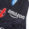 Men's Replica Napoli Acqua Blue Soccer Jersey Shirt 2022/23 EA7