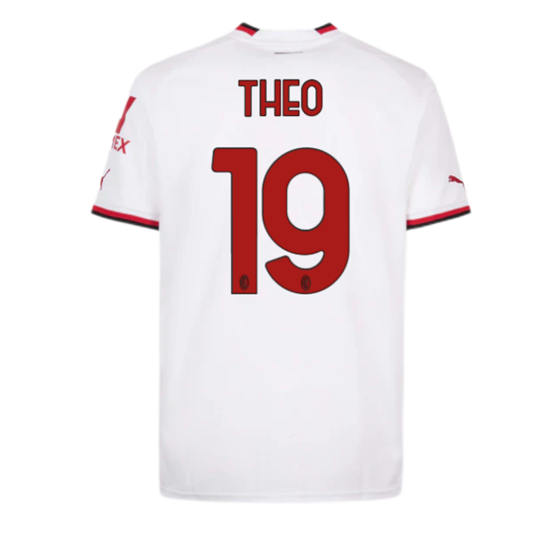 Men's Replica THEO #19 AC Milan Away Soccer Jersey Shirt 2022/23 Puma