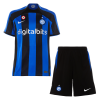 Kids Inter Milan Home Soccer Jersey Kit (Jersey+Shorts) 2022/23 Nike