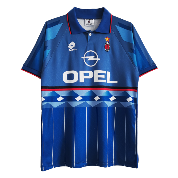 Men's Retro 1995/96 AC Milan Away Soccer Jersey Shirt Adidas