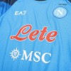 Men's Authentic Napoli Home Soccer Jersey Shirt 2022/23 EA7
