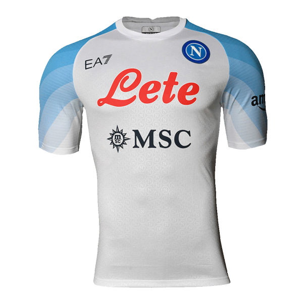 Men's Authentic Napoli Away Soccer Jersey Shirt 2022/23 EA7