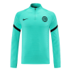 Men's Inter Milan Zipper Tracksuit Sweat Shirt Kit (Top+Trousers) 2022/23 Nike