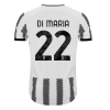 Men's Authentic DI MARIA #22 Juventus Home Soccer Jersey Shirt 2022/23 Adidas