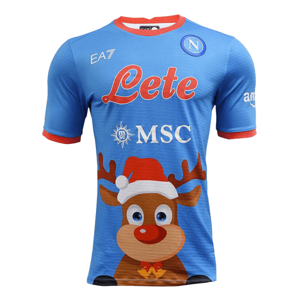 Men's Replica Napoli Soccer Jersey Shirt 2022/23 EA7