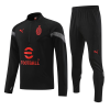Men's AC Milan Zipper Tracksuit Sweat Shirt Kit (Top+Trousers) 2022/23 Nike