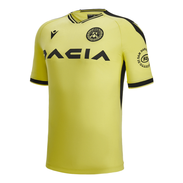Men's Replica Udinese Calcio Away Soccer Jersey Shirt 2022/23 Macron