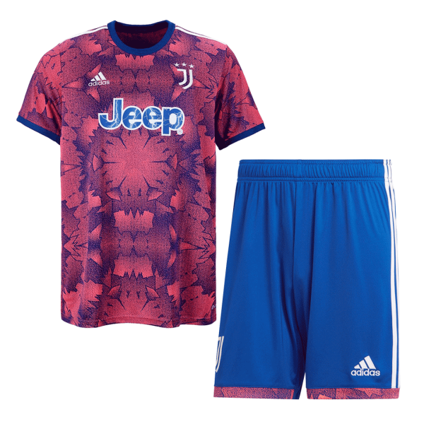 Men's Replica Juventus Third Away Soccer Jersey Kit (Jersey+Shorts) 2022/23 Adidas