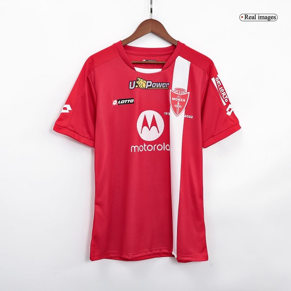 Men's Replica AC Monza Home Soccer Jersey Shirt 2022/23 Lotto