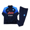 Men's Napoli Zipper Tracksuit Sweat Shirt Kit (Top+Trousers) 2022/23 EA7