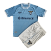 Kids Lazio Home Soccer Jersey Kit (Jersey+Shorts) 2022/23 Macron