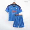 Kids Napoli Home Soccer Jersey Whole Kit (Jersey+Shorts+Socks) 2022/23 EA7