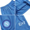 Kids Napoli Home Soccer Jersey Whole Kit (Jersey+Shorts+Socks) 2022/23 EA7
