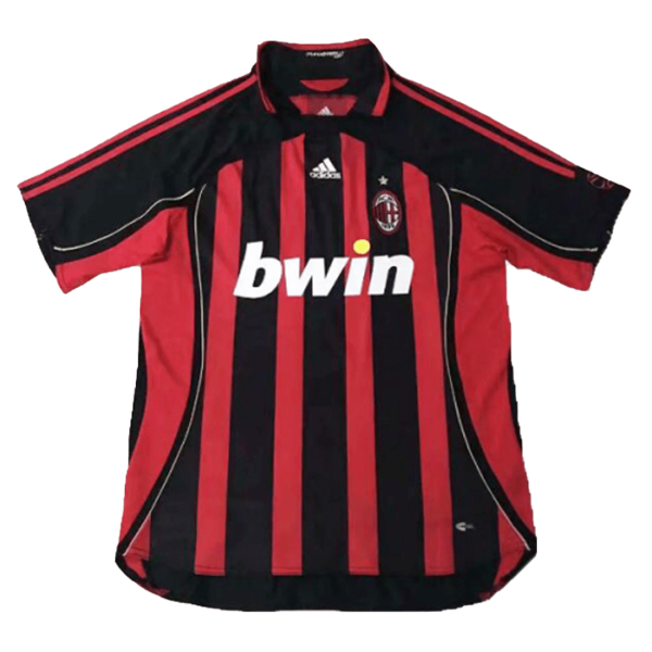 Men's Retro 2006/07 AC Milan Home Soccer Jersey Shirt Adidas