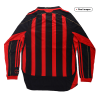 Men's Retro 2006/07 Replica AC Milan Home Long Sleeves Soccer Jersey Shirt Adidas