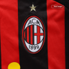 Men's Retro 2006/07 Replica AC Milan Home Long Sleeves Soccer Jersey Shirt Adidas