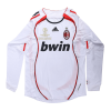 Men's Retro 2006/07 Replica AC Milan Away Long Sleeves Soccer Jersey Shirt Adidas
