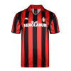 Men's Retro 1988/89 AC Milan Home Soccer Jersey Shirt Kappa
