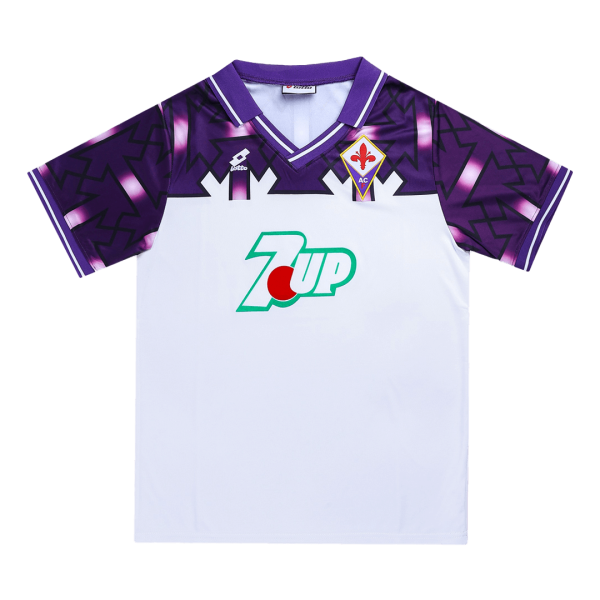 Men's Retro 1992/93 Fiorentina Away Soccer Jersey Shirt Under Armour