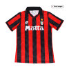 Men's Retro 1992/94 AC Milan Home Soccer Jersey Shirt