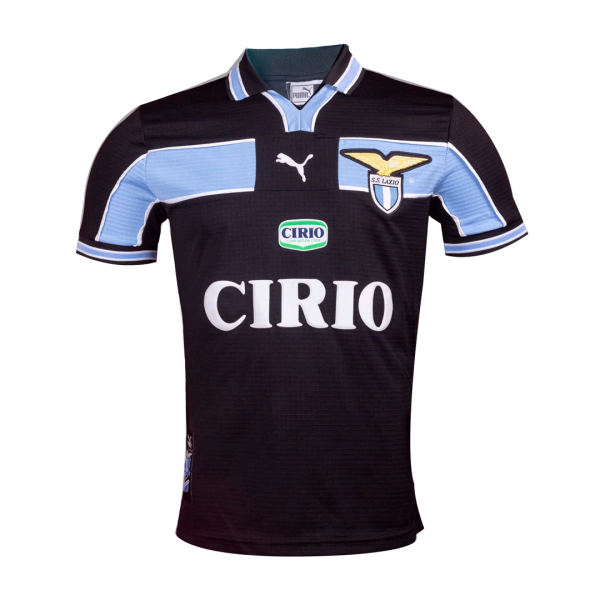Men's Retro 1998/100 Lazio Away Soccer Jersey Shirt Puma