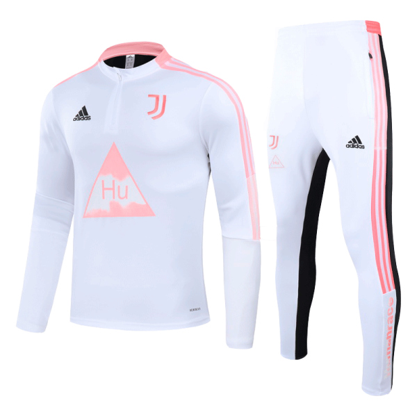 Men's Juventus Human Race Zipper Tracksuit Sweat Shirt Kit (Top+Trousers) Adidas