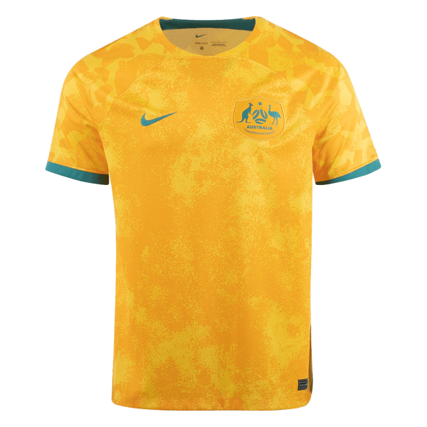 Men's Replica Australia  Home Soccer Jersey Shirt 2022 Nike - World Cup 2022